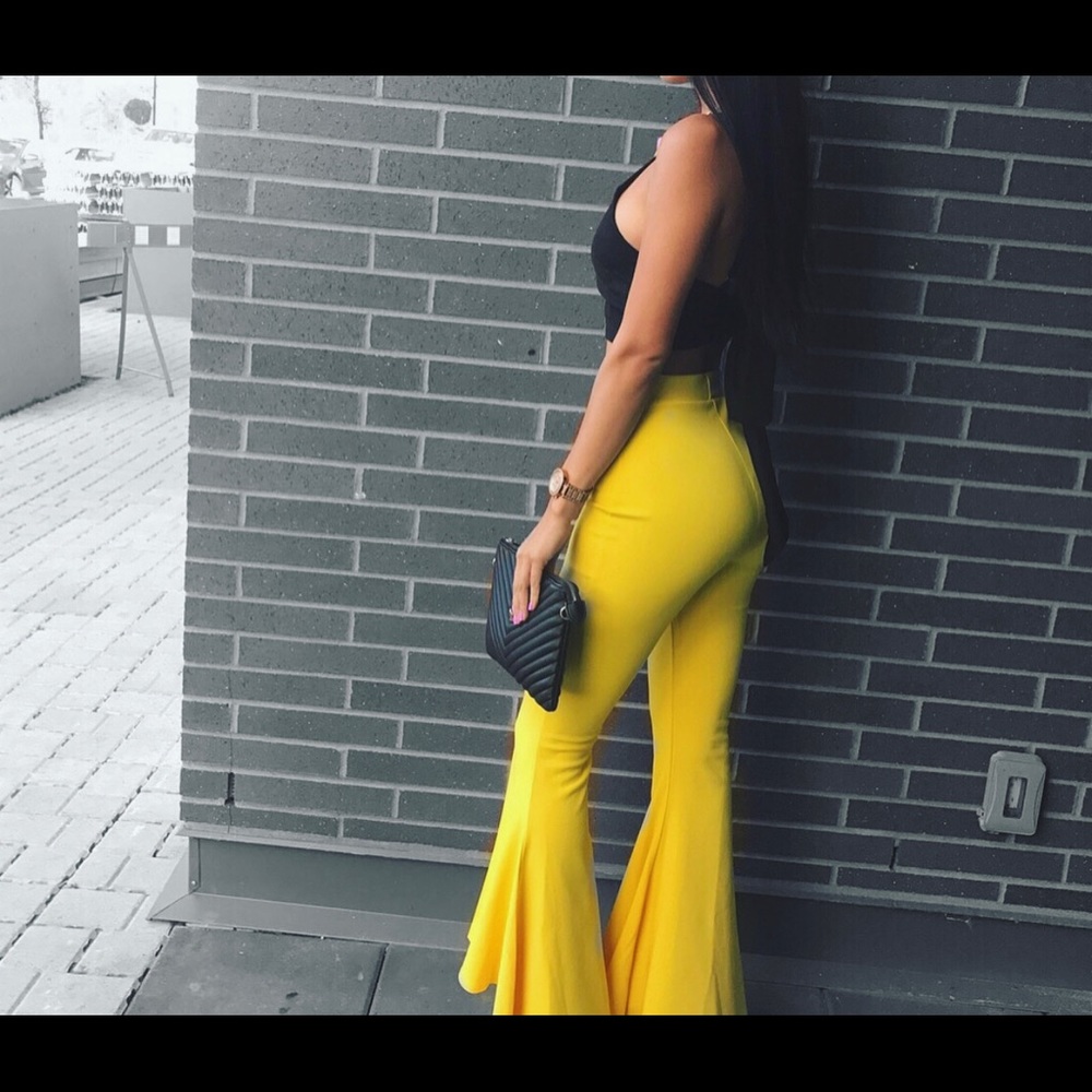 Yellow salsa pants
